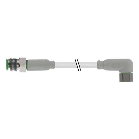 Connecteur industriel pré-câblé RS PRO 4 conducteurs , M8 Femelle vers Fiche mâle droite M8 Mâle, 5m ( Prix pour 1 )