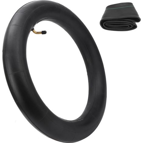 Chambre à air 3.00‑12 pour moto avec valve coudée, en caoutchouc butyle épais, pour moto tout-terrain (1/5)
