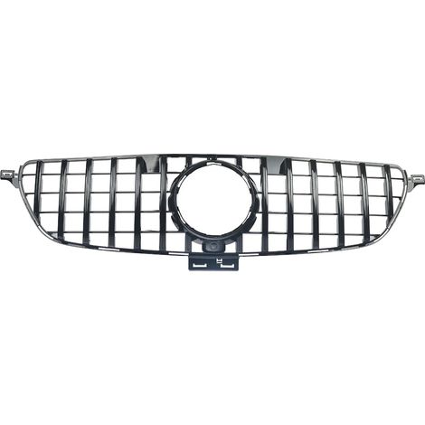 Parrilla estilo GT R, de plástico ABS resistente, como se muestra en la imagen. (1/2)