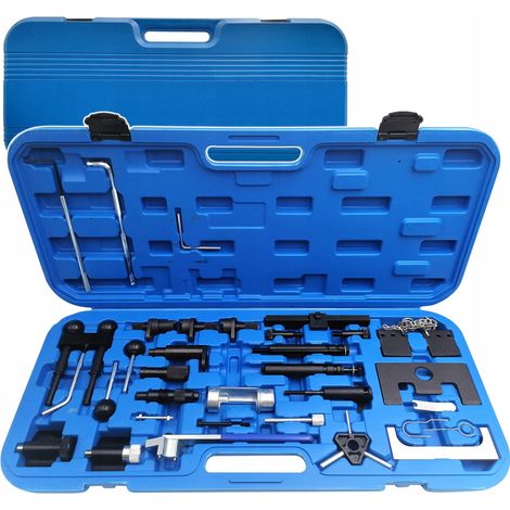 KIT DI 35 PEZZI PER IL BLOCCAGGIO DELLA DISTRIBUZIONE PER VAG VW AUDI SKODA SEAT 1.9 2.0 TDI 1.8 2.5