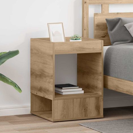 Beistelltisch 2 pcs Artisan-Eiche 40 x 40 x 56 cm Holzwerkstoff