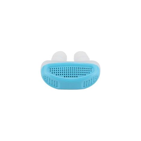 Appareil anti-ronflement magnétique en silicone, bleu – (1/4)