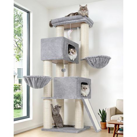 S67 Solide Arbre a Chat Poteaux 11 cm pour Maine Coon Grand Chat (1/5)