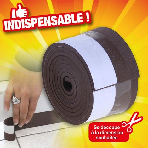 Bande d'étanchéité en mousse flexible (1/2)