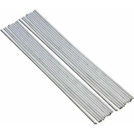 20pcs fil de soudage en aluminium fil de soudage en aluminium a basse temperature electrode en aluminium solide, 25cm  1.6mm