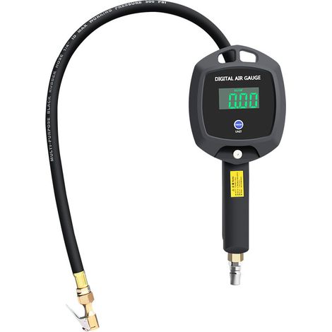 Pistola digitale per la misurazione della pressione dei pneumatici per autoveicoli, pistola per il gonfiaggio dei pneumatici, manometro elettronico digitale con display LCD a LED, alta precisione deng