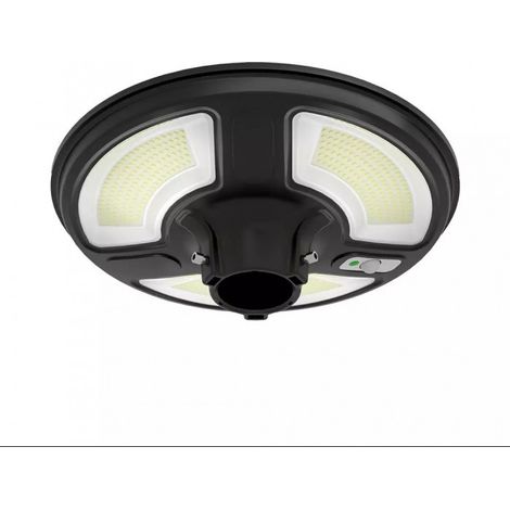 V-TAC VT-45W LAMPIONE LED DA GIARDINO CON PANNELLO SOLARE 15W IP65 SENSORE DI MOVIMENTO E CREPUSCOLARE - SKU 5150 / 5151 Bianco Naturale (1/5)