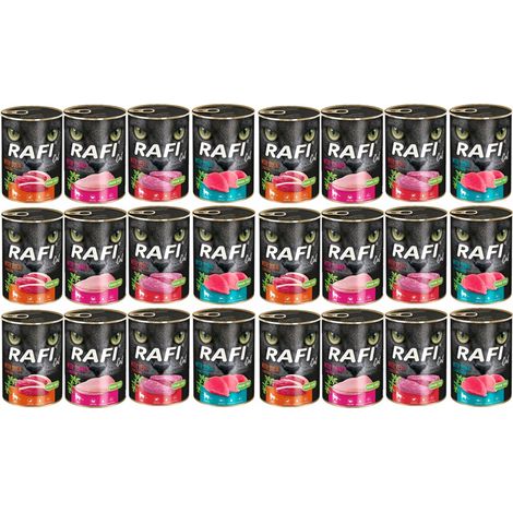 Dolina Noteci para gatos RAFI MIX 4 sabores 24x400g