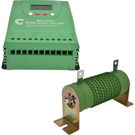 12V/24V Hybrid MPPT Boost Solar-/Wind-Laderegler für Lithium-Batterien, intelligenter Spannungsregler, gemischtes Solar- und Windkraftanlagen-Regler-Kit (1/5)