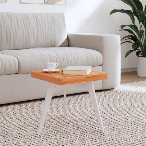 Dessus de table 40x40x4 cm carré bois massif de hêtre