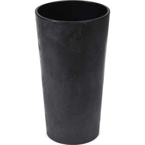 Maceta Urbanika de hormig贸n negro, 46 鈥嬧�媥 25 cm. (1/5)