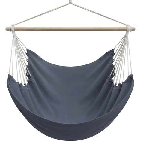 XXL Chaise Hamac 185x130  jusquà 150 kg - Fauteuil Suspendu 2 Personnes Jardin