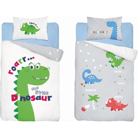Set biancheria da letto per neonati 90x120 Dino COTTON (1/5)