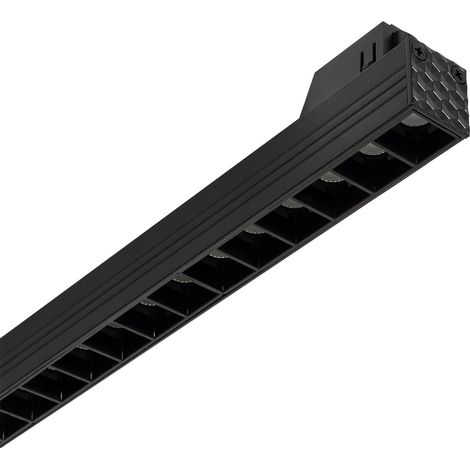 Spot Linéaire LED sur Rail Magnétique 20mm 30W 48V 2700K - 3000K - 4000K Sélectionnable (chaud-neutre) (1/5)