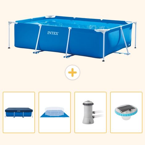 Intex Piscine Tubulaire Rectangulaire - 300x200x75 cm - 5-pièces  S74 (1/5)