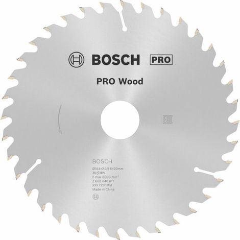 Kreissägeblatt OP WO H 184x30-36 BOSCH 2608640611