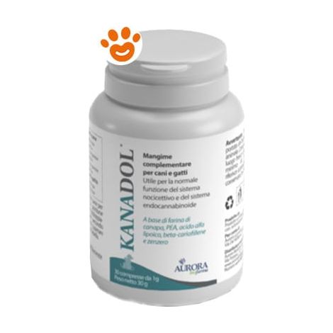 Aurora Biofarma Dog & Cat Kanadol - Confezione 30 Compresse -