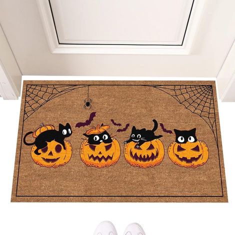 Tappeto generico di Halloween - Tappetino da pavimento - Zerbino antiscivolo - Zerbino decorativo per l'ingresso di Halloween 6040 cm (1/3)