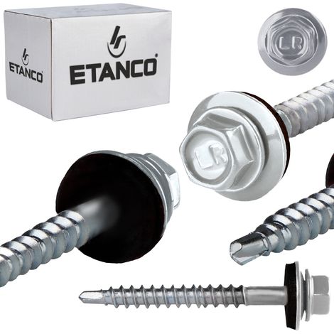Tornillos de agricultor GTF2 Z14 4,8x50 mm galvanizados (1/5)