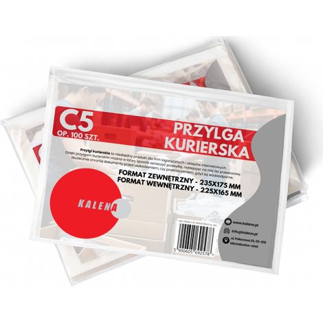 Ritagli Kalena C5, pre-confezionati, formato 235x175 mm, per fogli A5, confezionati in pacchi da 100 pezzi. (1/5)