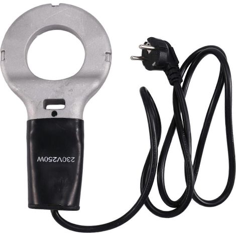 Dégivreur de bassin 800 W avec thermostat, chauffage submersible en aluminium moulé pour bain d'oiseaux, poulailler chauffant (1/5)