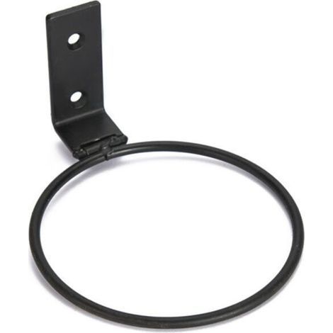 [JAMAIS UTILISÉ] Support mural pliable pour pots de fleurs en fer, diamètre 11 cm, noir, adapté au jardin, au balcon, 1 pièce (1/4)