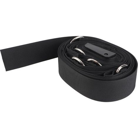 Sangle d'ancrage de porte, ancre à bande multi-boucles en Nylon robuste avec 5 anneaux en D pour les entraînements à domicile, (1/3)