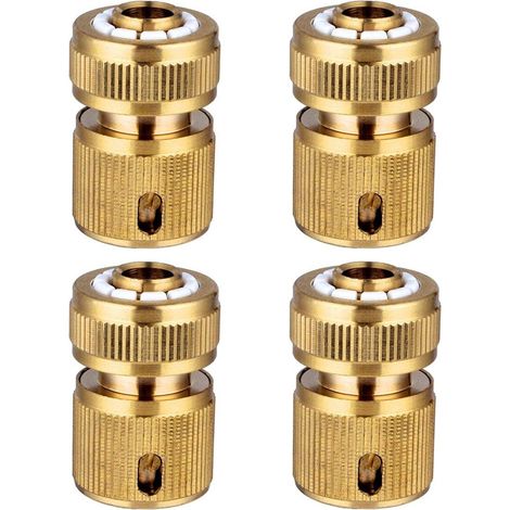 raccords rapides en laiton pour tuyau d'arrosage 1/2" (1/5)