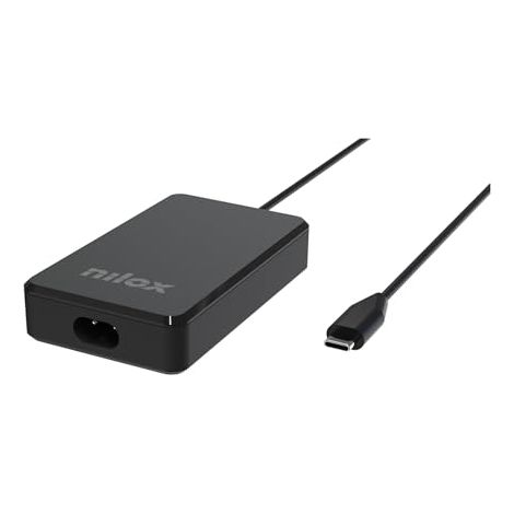 Nilox Cargador USB-C GAN de 90 W para Ordenadores Portátiles