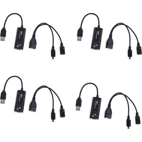 Il s'agit d'un adaptateur USB 2.0 vers RJ45 avec un câble adaptateur Micro OTG USB 2.0, compatible avec l'adaptateur Ethernet LAN Amazon Fire TV 3 ou Fire TV Stick Gen 2. (1/4)