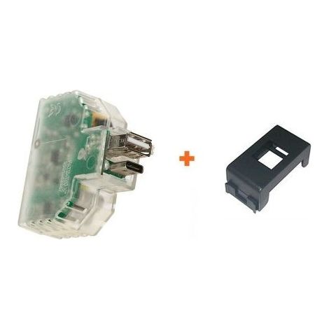 Fanton Caricatore USB A+C incasso compatibile Abb Elos - 82893-AE