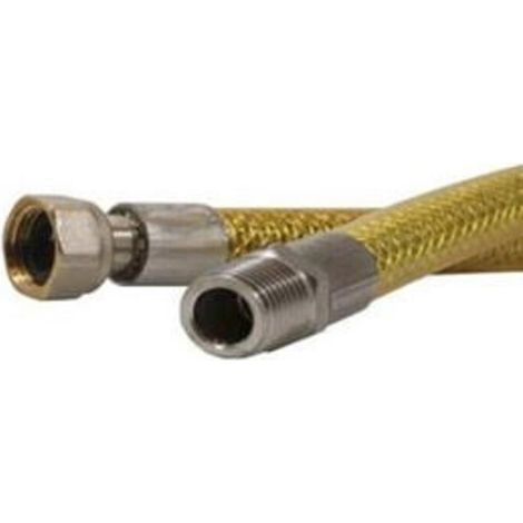 TUBO FLESSIBILE P/GAS 200 CM MAS/FEM 1/2 UNI14800