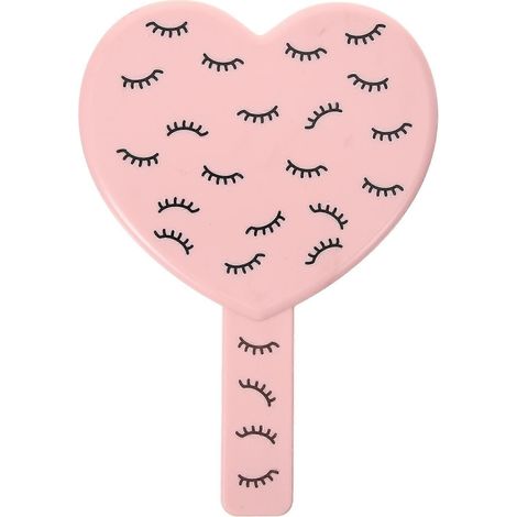 Miroir en forme de cœur, petit miroir de poche pour usage domestique (1/5)