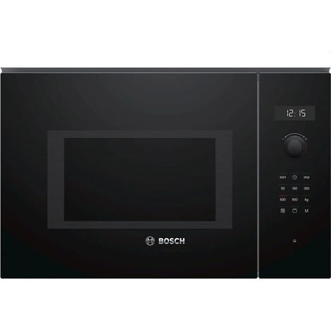 [GEBRAUCHT] B-Ware Bosch Mikrowelle Backofen Grill Einbau Led Display Edelstahl Drehteller Schwarz