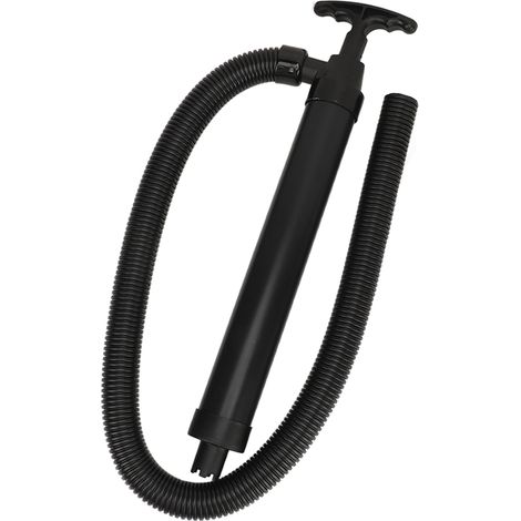 Manuelle Bilgepumpe mit Schlauch, tragbare Wasserpumpe für Boote, Kajaks, Yachten, Kanus, Außenbordmotoren, schwarz (1/5)