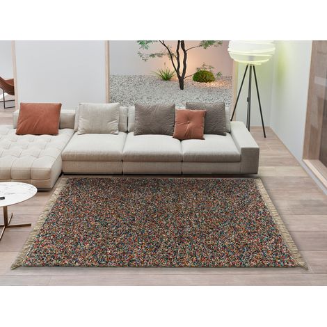 ATTICGO Tapis abstrait YEBEL 3 Multicolore 80x150 cm (1/5)