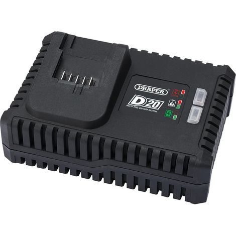Caricabatterie Draper d20 20 V LED protezione sovraccarico