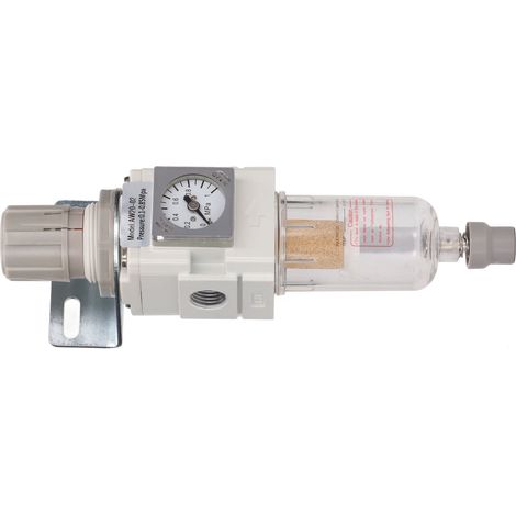 Kompressor-Luftfilter, einstellbarer Druck, G1/4 Zoll, 0,1–0,85 MPa, Druckluftwerkzeugfilter zum Austausch (1/5)