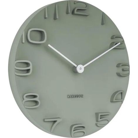 Karlsson Wanduhr On the Edge Grün 42 cm