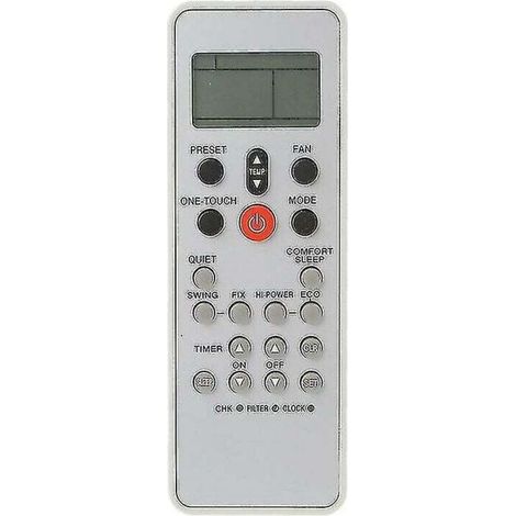 1 télécommande climatiseur universelle, compatible Toshiba WC-L03SE, fonction complète, écran intuitif, piles AAA (1/3)