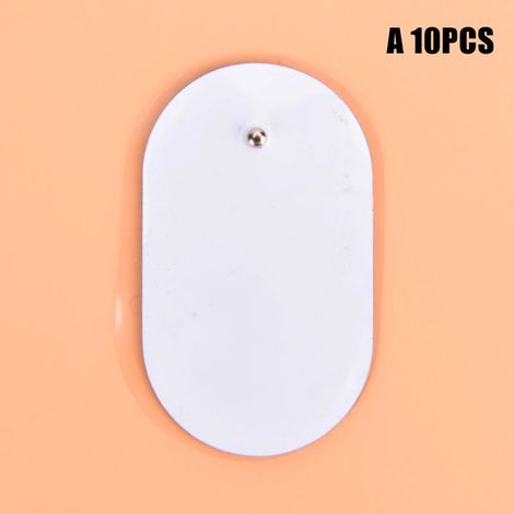 Lot de 10/20 électrodes TENS 4 x 6 cm pour massage corporel électrique, en gel auto-adhésif non tissé.