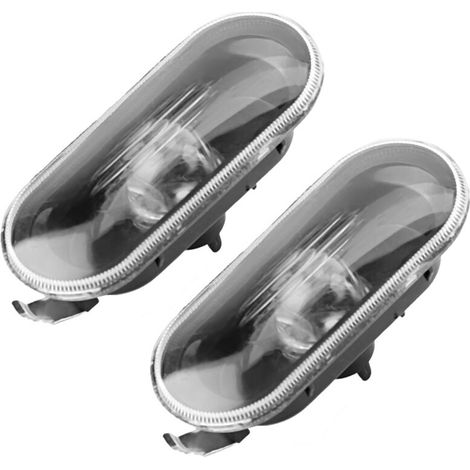 2-piece car side indicator with black lamp cover, suitable for Bora/Golf 4/MK4. Car indicator, side indicator, side marker light. (1/5)