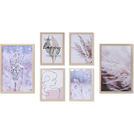 DKD Home Decor Pin cadre décoratif multicolore 40x60 cm (1/3)