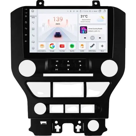 Reproductor multimedia para coche, pantalla táctil, GPS integrado, S8 (1/2)
