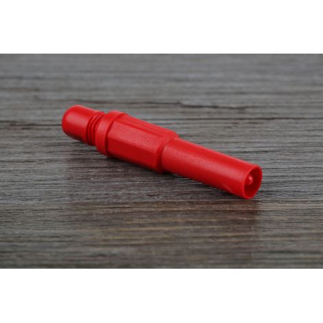 Fiche banane 4 mm RS PRO Rouge Mâle 10A 1000V