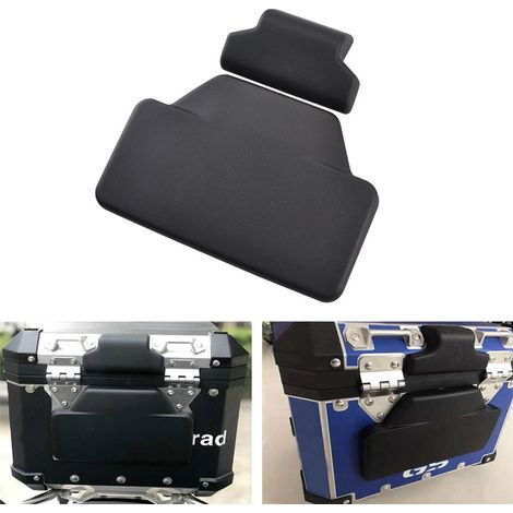 Coussin et dossier de coffre de toit compatibles avec les BMW R1200GS, F800GS et R1250GS. (1/5)