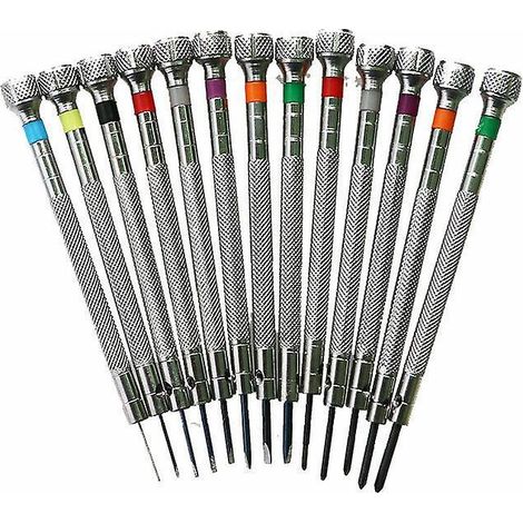 13pcs Precision Screwdrivers, Different Sizes Watch Tool For Watchmakers, Watch Repair Slotted Driver Screwdriver Watchmaker Repair Tools (1/3)