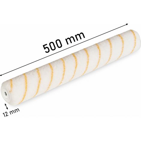 L'Outil Parfait – Manchon pour rouleau 500 mm en polyamide – Anti-projection 12 mm – Application homogène pour peinture résine et époxy – Flasques anti-frottement (1/2)