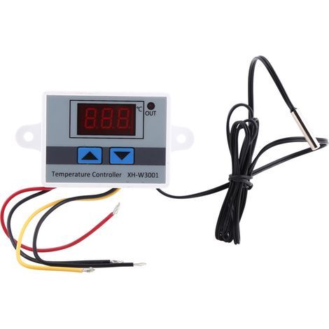 Module de contrôleur de température à Del AC220V Digital, commutateur de Thermostat avec sonde étanche (1/5)
