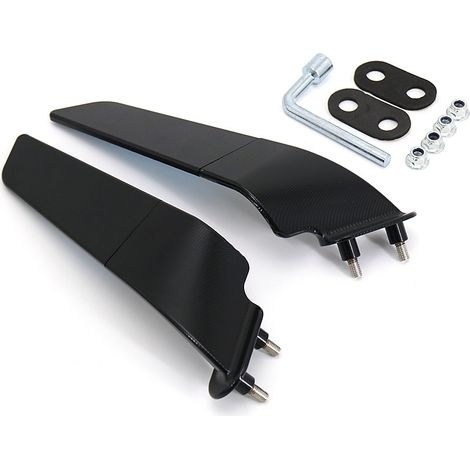 Pièces et rétroviseurs pour motos BMW S1000RR (modèles 2009-2018) - rétroviseur modifié avec aileron. (1/4)